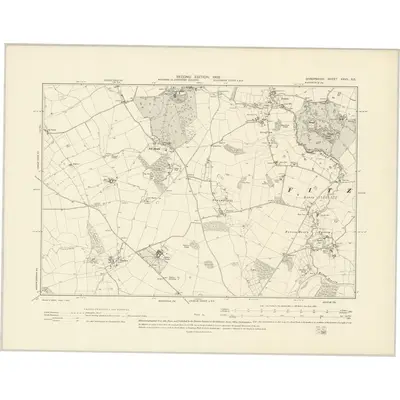 1900 Map of Shropshire XXVII.SE, 1902 Print