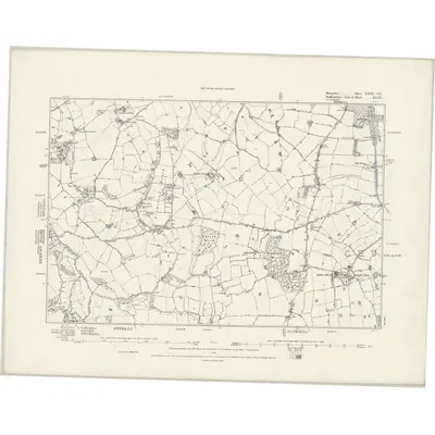 1880 Map of Shropshire XXXI.SE, 1888 Print