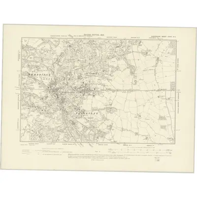 1901 Map of Shropshire XXXVI.SE, 1903 Print