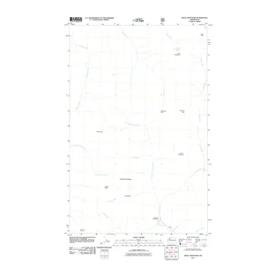 2011 Map of Shull Mountain, 2011 Print