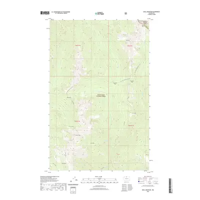 2020 Map of Shull Mountain, 2020 Print