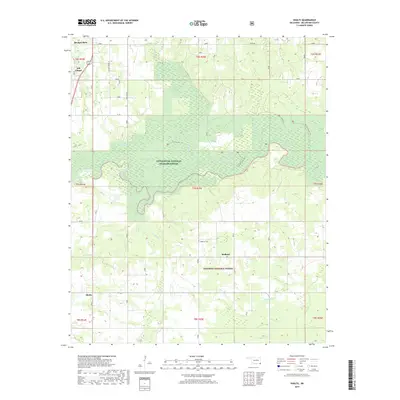 2019 Map of Shults, 2019 Print