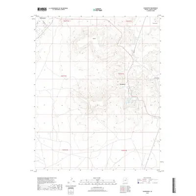 2018 Map of Shungopavi, 2018 Print