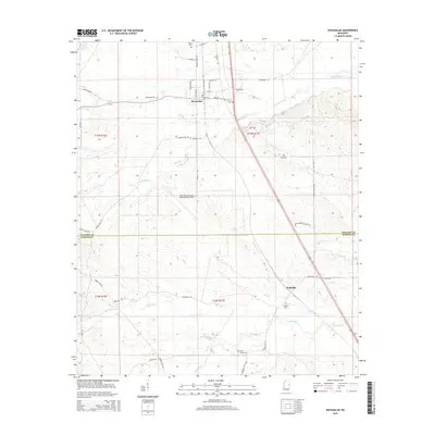 2015 Map of Shuqualak, 2015 Print