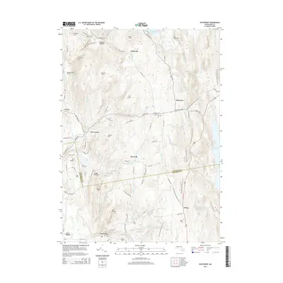 2015 Map of Shutesbury, 2015 Print