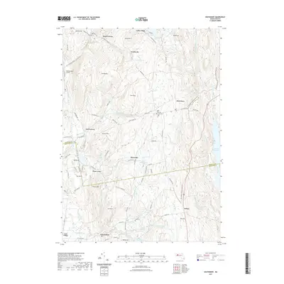 2021 Map of Shutesbury, 2021 Print