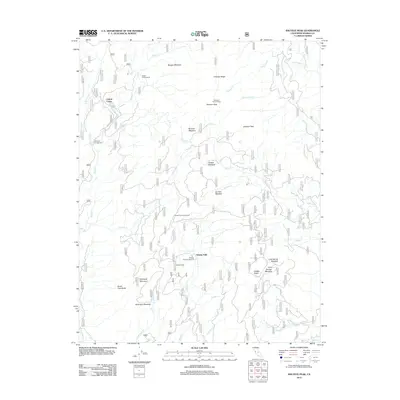 2012 Map of Shuteye Peak, 2012 Print