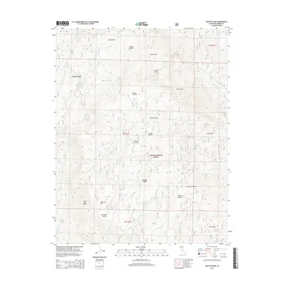 2015 Map of Shuteye Peak, 2015 Print