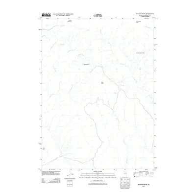 2011 Map of Shyster Butte, 2011 Print