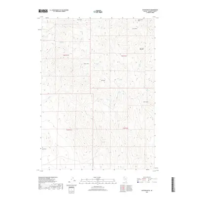 2018 Map of Shyster Butte, 2018 Print