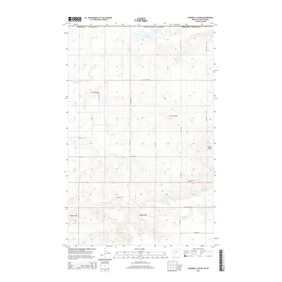 2014 Map of Si Merrell Slough, 2014 Print