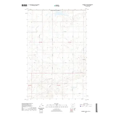 2020 Map of Si Merrell Slough, 2020 Print