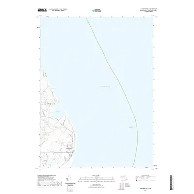2021 Map of Siasconset OE E, 2021 Print
