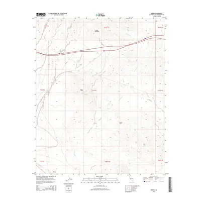 2015 Map of Siberia, 2015 Print