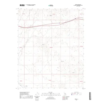 2018 Map of Siberia, 2018 Print