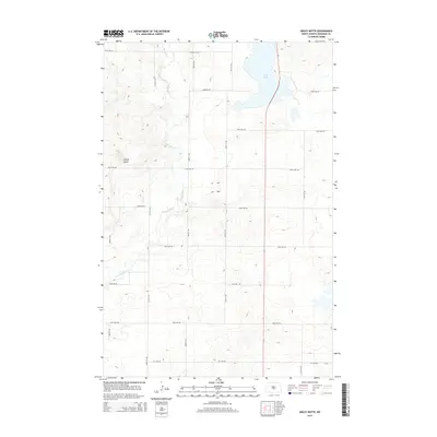 2014 Map of Sibley Butte, 2014 Print