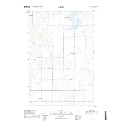 2018 Map of Sibley Butte, 2018 Print