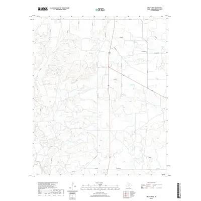 2019 Map of Sibley Creek, 2019 Print
