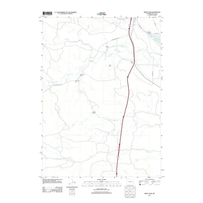 2012 Map of Sibley Peak, 2012 Print