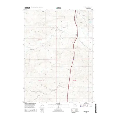2015 Map of Sibley Peak, 2015 Print