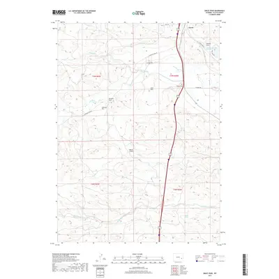 2017 Map of Sibley Peak, 2017 Print