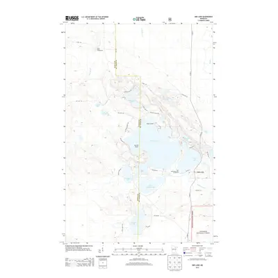 2013 Map of Side Lake, 2013 Print