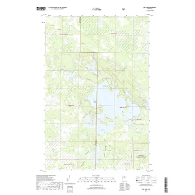 2019 Map of Side Lake, 2019 Print