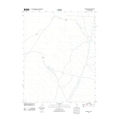 2012 Map of Sidehill Pass, 2012 Print