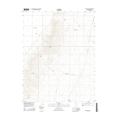 2014 Map of Sidehill Pass, 2014 Print