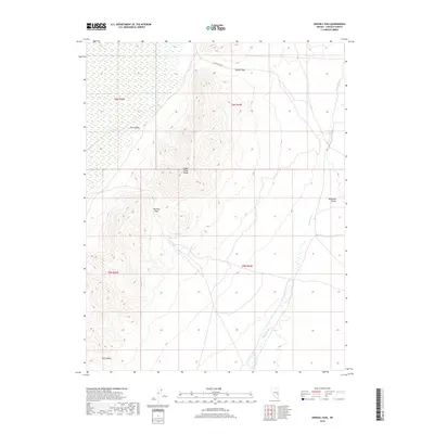 2018 Map of Sidehill Pass, 2018 Print