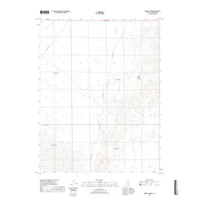 2018 Map of Sidehill Spring, 2018 Print