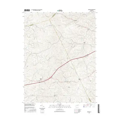 2016 Map of Sideview, 2016 Print