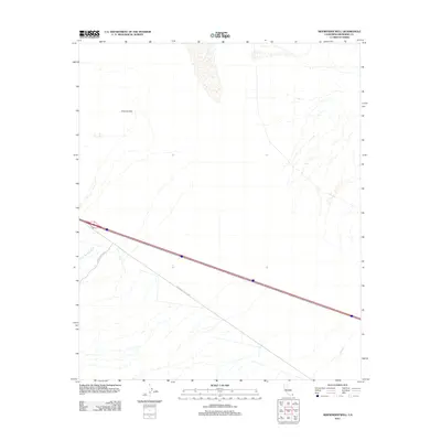 2012 Map of Sidewinder Well, 2012 Print