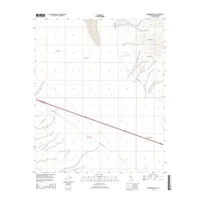 2015 Map of Sidewinder Well, 2015 Print