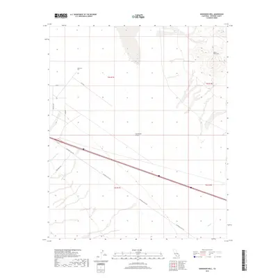 2018 Map of Sidewinder Well, 2018 Print