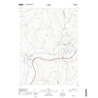 2019 Map of Sidney, 2019 Print
