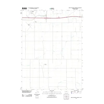 2011 Map of Sidney Municipal Airport, 2011 Print