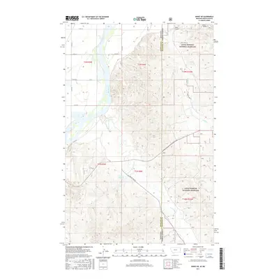 2017 Map of Sidney NE, 2017 Print