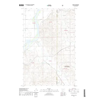2020 Map of Sidney NE, 2020 Print