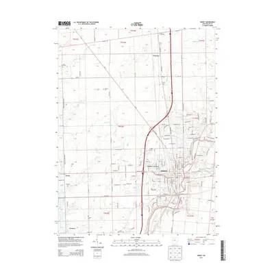 2013 Map of Sidney, 2013 Print