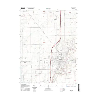 2016 Map of Sidney, 2016 Print