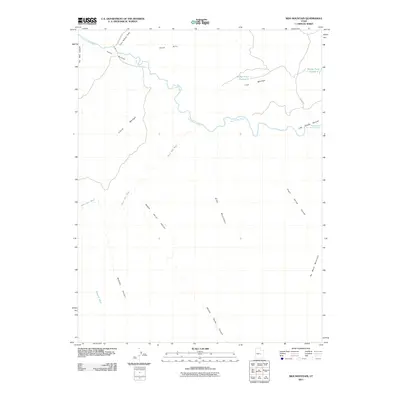 2011 Map of Sids Mountain, 2011 Print