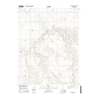 2014 Map of Sids Mountain, 2014 Print
