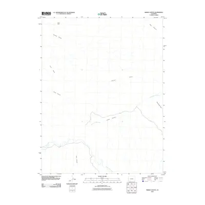 2010 Map of Sieber Canyon, 2010 Print