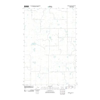 2011 Map of Siebold Lake, 2011 Print