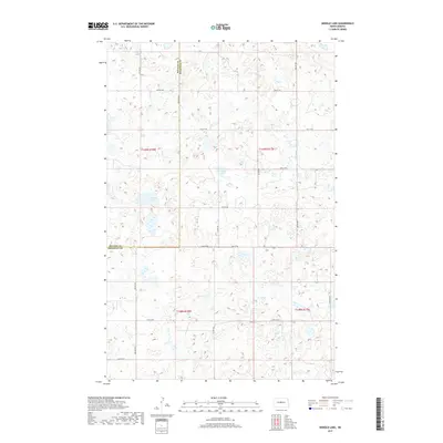 2017 Map of Siebold Lake, 2017 Print