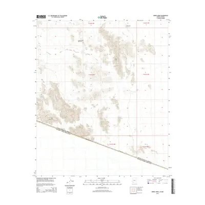 2014 Map of Sierra Arida, 2014 Print