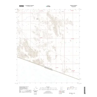 2018 Map of Sierra Arida, 2018 Print