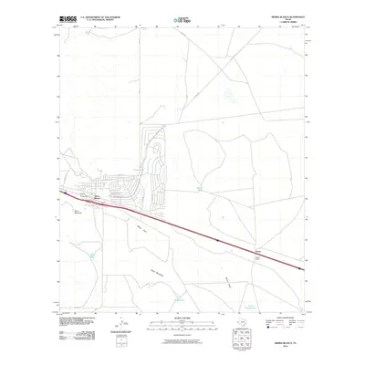 2010 Map of Sierra Blanca, 2010 Print