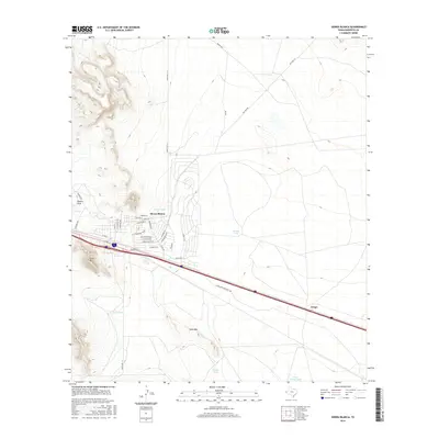 2016 Map of Sierra Blanca, 2016 Print